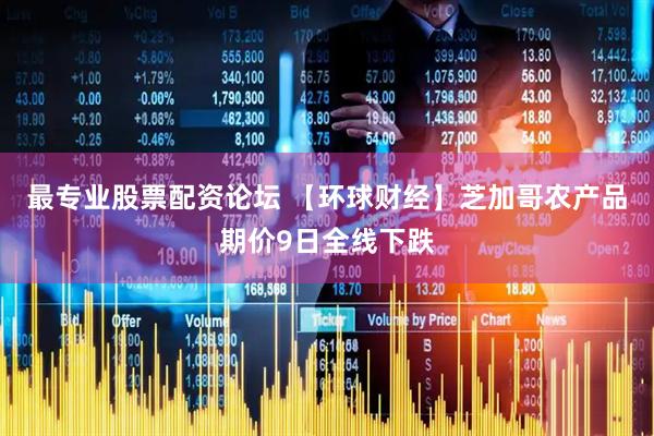 最专业股票配资论坛 【环球财经】芝加哥农产品期价9日全线下跌